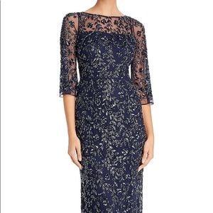 Aidan Mattox beaded evening gown
